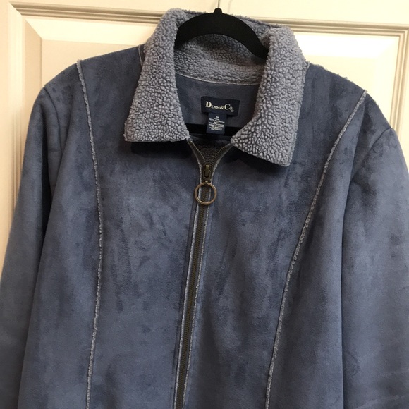 Faux Sherpa/Suede Jacket - Picture 10 of 10